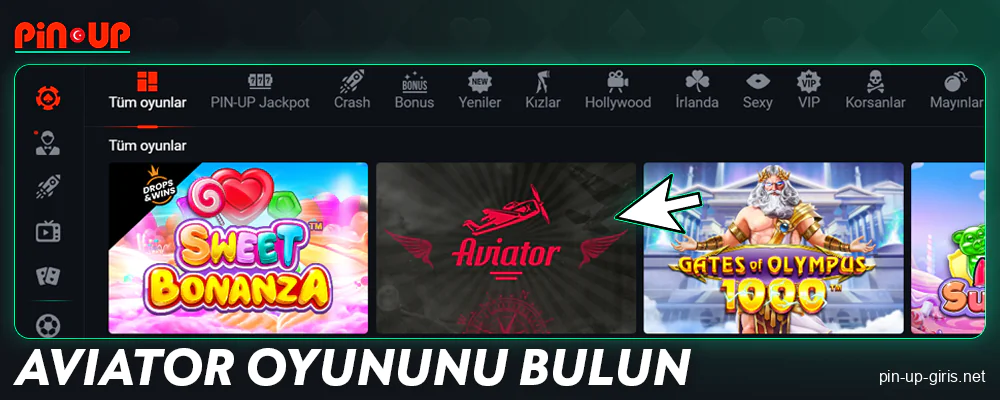 Pin Up Türkiye'de Aviator oyununu bulun