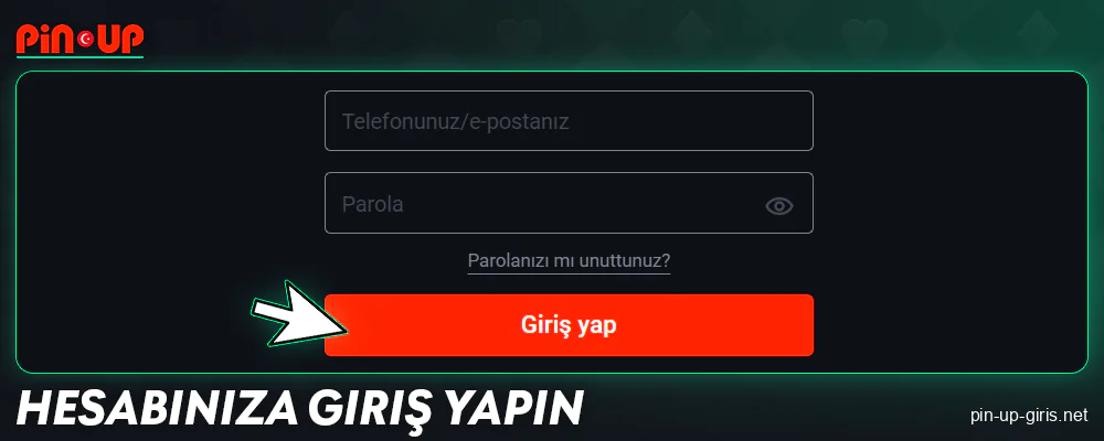 Pin Up Türkiye hesabınızı onaylayın