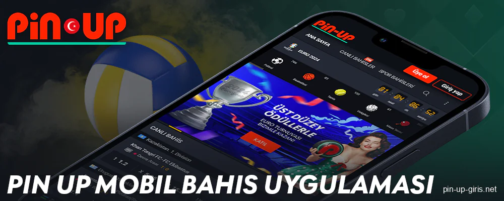 Pin Up Türkiye'de mobil uygulamada spor bahisleri