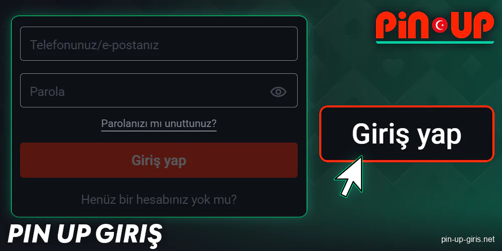 Pin Up Casino hesabınıza giriş yapın