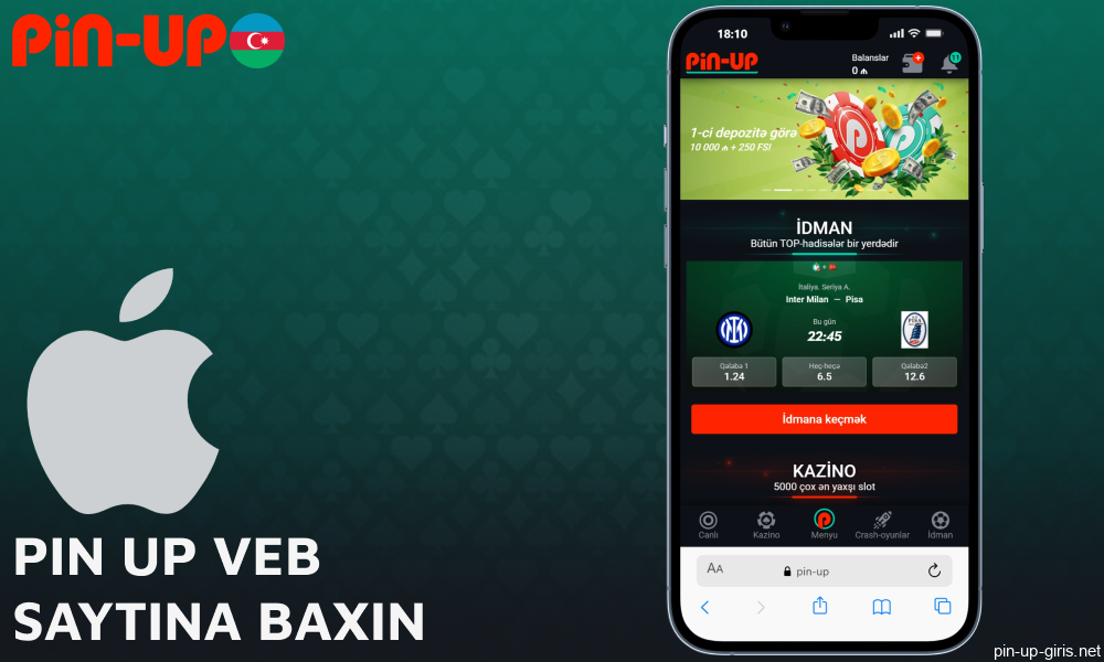 Pin Up veb saytına baxın